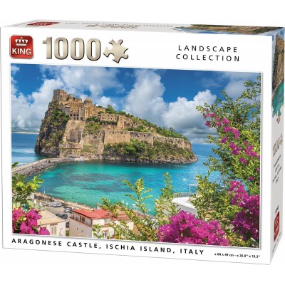 Puzzle King-Puzzle-55948 Argonese Castle, Ischia Island, Italy