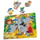 Frame Jigsaw Puzzle - Farm Kids with Cow