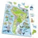 Frame Puzzle - South America (in Spanish)