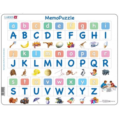 Larsen-GP426-GB Puzzle Cadre - MemoPuzzle (en Anglais)