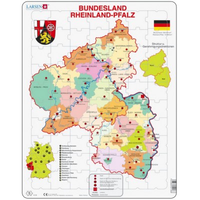 Puzzle Larsen-K26-DE Bundesland: Rheinland-Pfalz
