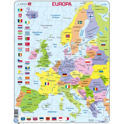 Larsen-K2T-DE Rahmenpuzzle - Europa