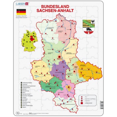 Puzzle Larsen-K31-DE Bundesland: Sachsen-Anhalt