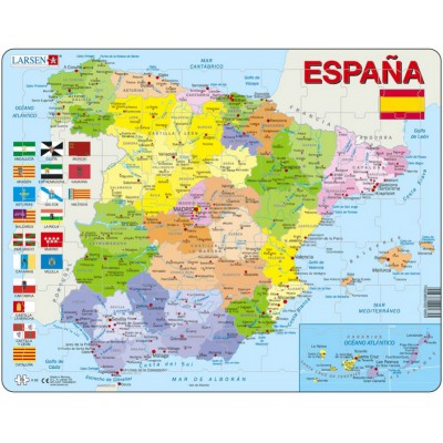Larsen-K85-ES Frame Jigsaw Puzzle - Spain