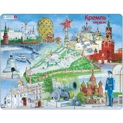 Larsen-KH14 Puzzle Cadre - Souvenirs du Kremlin, Moscou