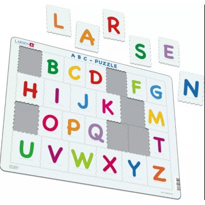 Larsen-LS1326 Rahmenpuzzle - Das Alphabet