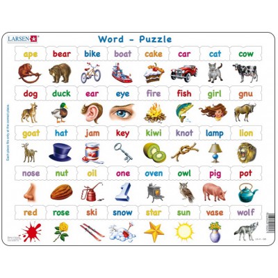 Puzzle Larsen-LS41-GB Learn to read