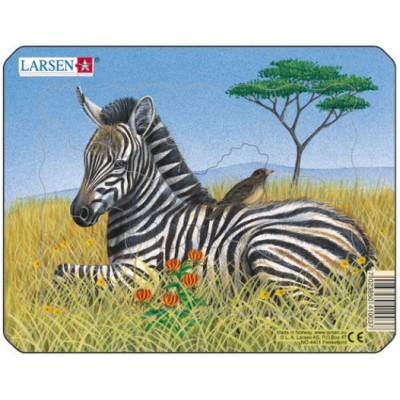 Larsen-M9-3 Frame Jigsaw Puzzle - Zebra