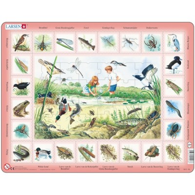 Larsen-NA3-NL Frame Puzzle - Pond (in Dutch)