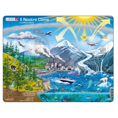 Larsen-NB1-IT Frame Jigsaw Puzzle - Il Nostro Clima (in Italian)