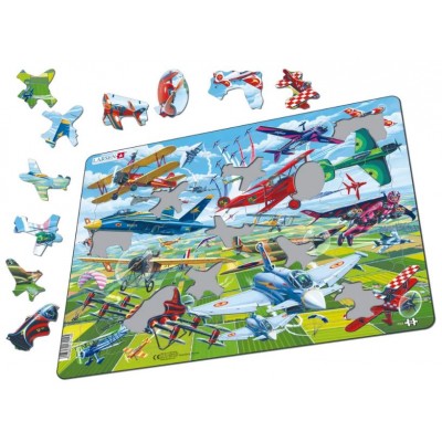 Larsen-PG4 Puzzle Cadre - Pilotes Courageux dans des Avions Extraordinaires