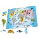 Puzzle Cadre - Animals of the World (en Hollandais)