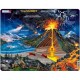 Puzzle Cadre - Le Volcan (en Finlandais)