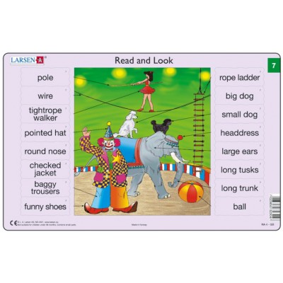 Larsen-RA04-EN-7-8 Frame Puzzle - Read and Look 07-08