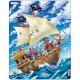 Rahmenpuzzle - Piratenschiff