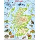 Rahmenpuzzle - Scotland Topographic Map (English)