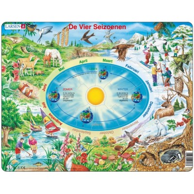 Larsen-SS3-NL Frame Jigsaw Puzzle - The Seasons (in Dutch)