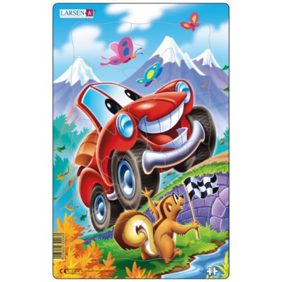 Larsen-U6-1 Puzzle Cadre - Voiture