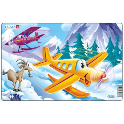 Larsen-U7-1 Puzzle Cadre - Avions dans la Montagne