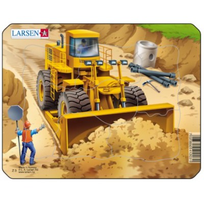 Larsen-Z3-3 Rahmenpuzzle - Bulldozer