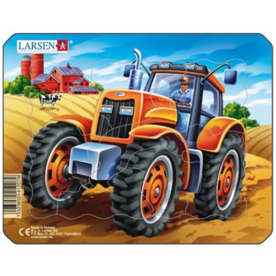 Larsen-Z7-4 Rahmenpuzzle - Traktor