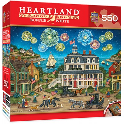 Puzzle Master-Pieces-31680 Heartland - Fireworks Finale