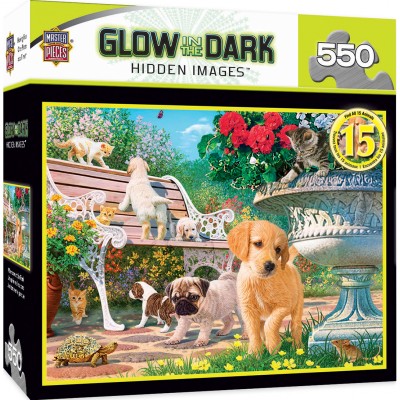 Puzzle Master-Pieces-31840 Glow in the Dark - Afternoon at the Park