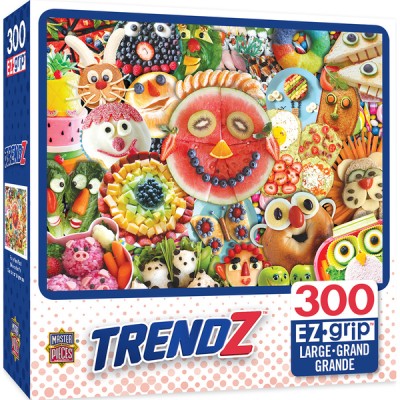 Puzzle Master-Pieces-31846 XXL Teile - Funny Face Food