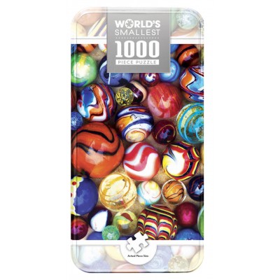 Puzzle Master-Pieces-31854 Mini Teile - World's Smallest - All My Marbles