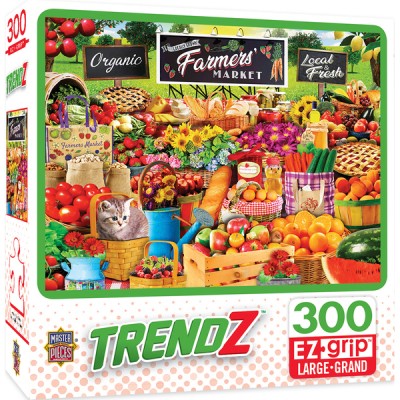 Puzzle Master-Pieces-31868 XXL Teile - Farmers Market