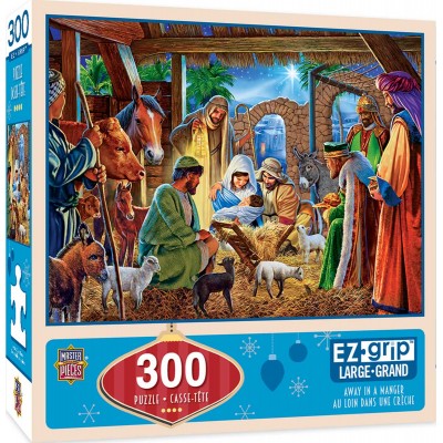 Puzzle Master-Pieces-31912 XXL Teile - Away in a Manger