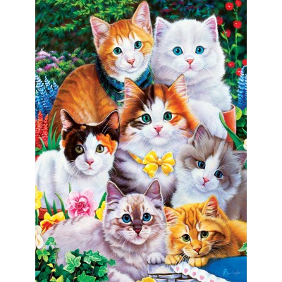 Puzzle Master-Pieces-31919 XXL Teile - Purrfectly Adorable