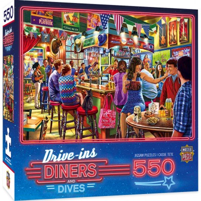 Puzzle Master-Pieces-31928 Drive-Ins, Diners and Dives - Duffy's Sport and Suds