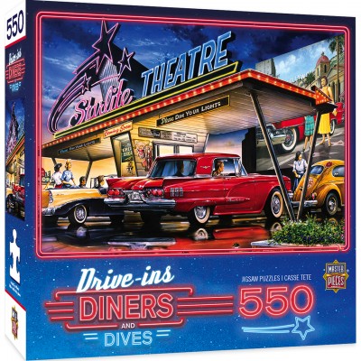 Puzzle Master-Pieces-31929 Starlite Drive-In