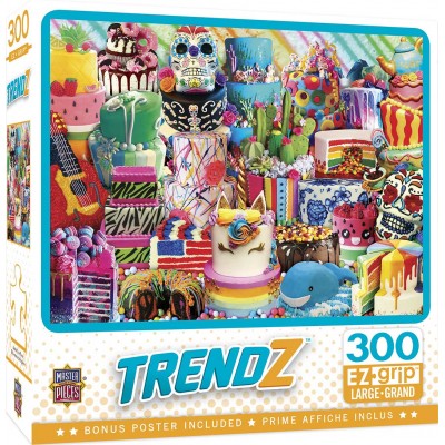 Puzzle Master-Pieces-32037 XXL Teile - Fancy Cakes