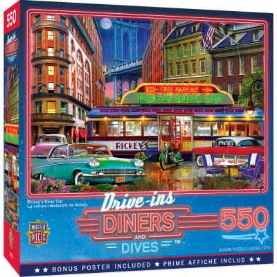 Puzzle Master-Pieces-32127 Rickey's Diner Car