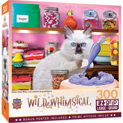 Puzzle Master-Pieces-32150 XXL Teile - Kitten Cake Shop