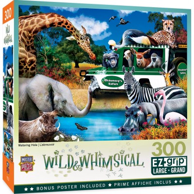 Puzzle Master-Pieces-32152 XXL Teile - Watering Hole