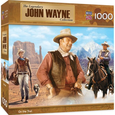 Puzzle Master-Pieces-33639 John Wayne - On the Trail