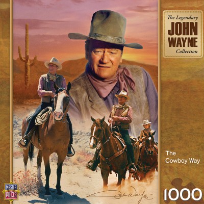 Puzzle Master-Pieces-71239 John Wayne - The Cowboy Way