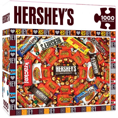 Puzzle Master-Pieces-71688 Hershey's Swirl - Chocolate Collage