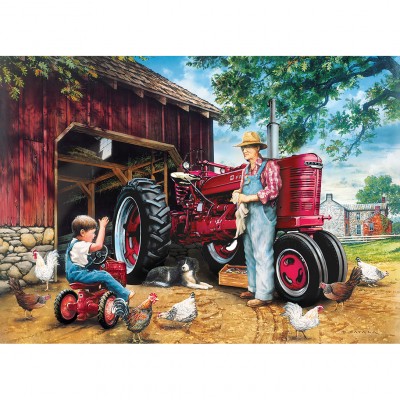 Puzzle Master-Pieces-71741 Barnyard Memories