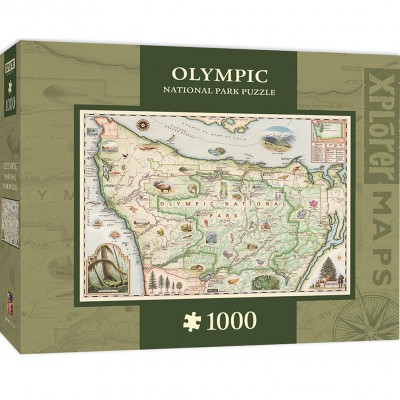 Puzzle Master-Pieces-71766 Olympic Map