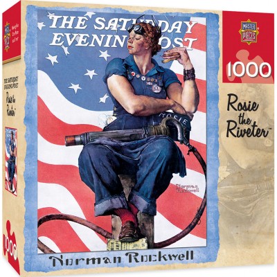 Puzzle Master-Pieces-71805 Norman Rockwell - Rosie the Riveter