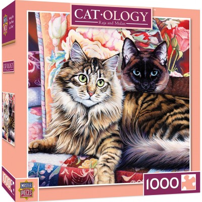 Puzzle Master-Pieces-71814 Cat-Ology - Raja and Mulan