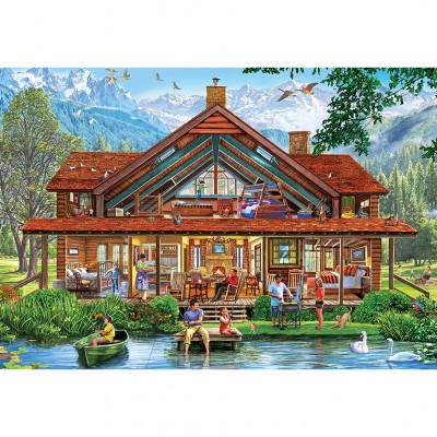 Puzzle Master-Pieces-71965 XXL Teile - Camping Lodge