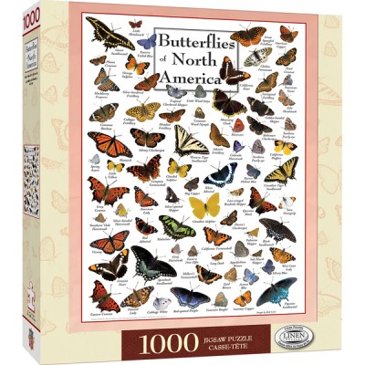 Puzzle Master-Pieces-71971 Butterflies of North America