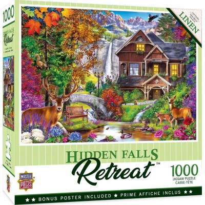 Puzzle Master-Pieces-71985 Hidden Falls Retreat