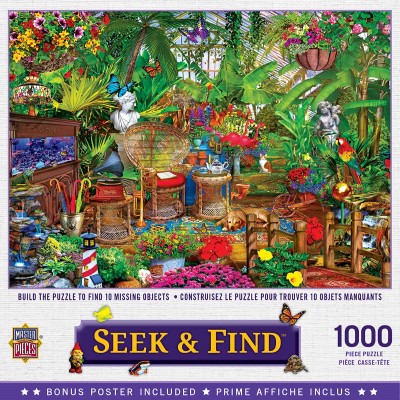 Puzzle Master-Pieces-72004 Garden Hideway