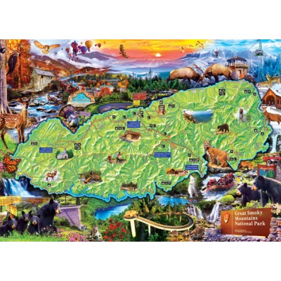 Puzzle Master-Pieces-72146 National Parks - Great Smoky Mountains